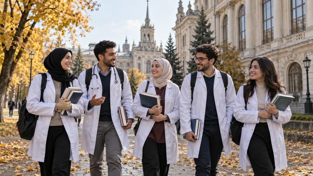 دليل دراسة الطب في روسيا للطلاب الدوليين: أفضل الجامعات والتكاليف ومتطلبات القبول غلاف المقال