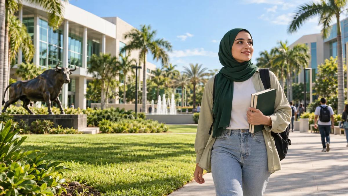 منح جامعة جنوب فلوريدا للطلاب الدوليين 2027: إعفاءات دراسية تصل إلى 44,000 دولار حرم جامعي للمنحة